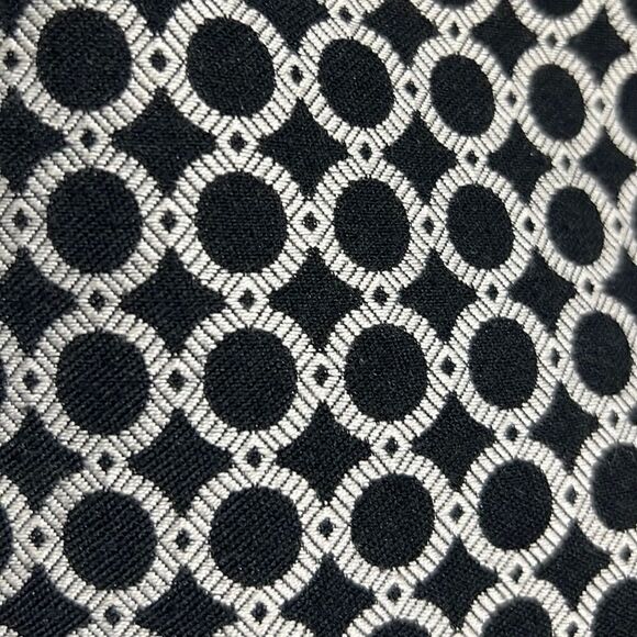 INC International Concepts skirt polka dots cotton blend black 8 FIRM on PRICE - Picture 3 of 6